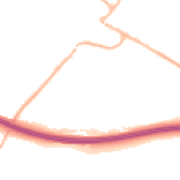 Night-time road noise heatmap for BR8 8NR