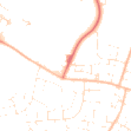 Daytime road noise heatmap for BS14 0BQ