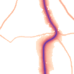 Daytime road noise heatmap for BS14 0BX