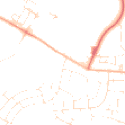 Daytime road noise heatmap for BS14 0DJ