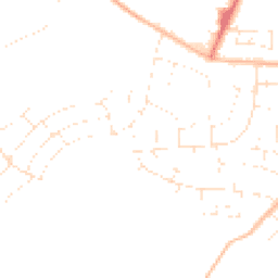 Daytime road noise heatmap for BS14 0DQ