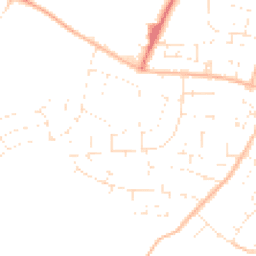 Daytime road noise heatmap for BS14 0DS