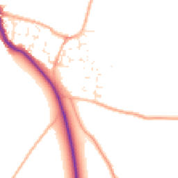 Daytime road noise heatmap for BS14 0FH