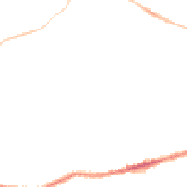 Night-time road noise heatmap for BS15 1DY
