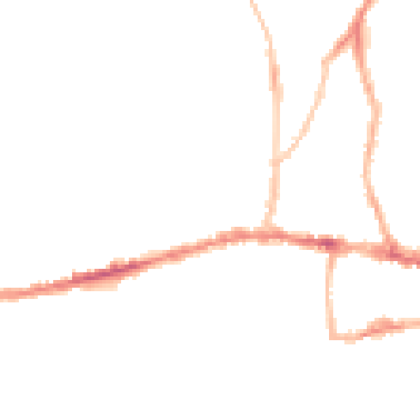 Night-time road noise heatmap for BS15 1HX