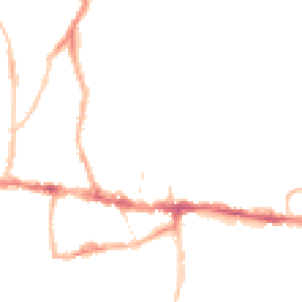 Night-time road noise heatmap for BS15 1QY