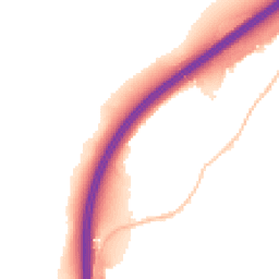 Night-time road noise heatmap for BS16 1AF