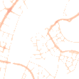 Daytime road noise heatmap for BS16 1AL