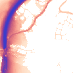 Daytime road noise heatmap for BS16 1AS