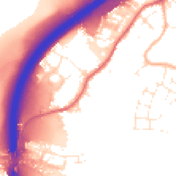 Daytime road noise heatmap for BS16 1AT