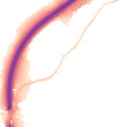 Night-time road noise heatmap for BS16 1AT