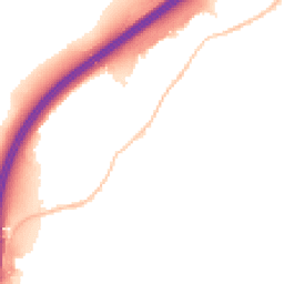 Night-time road noise heatmap for BS16 1AU