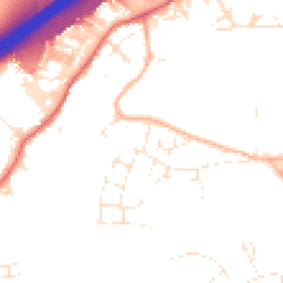 Daytime road noise heatmap for BS16 1AW