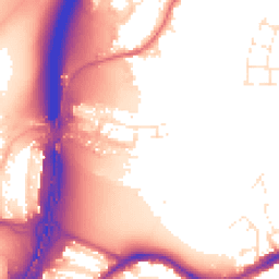 Daytime road noise heatmap for BS16 1BN