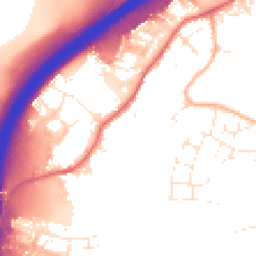 Daytime road noise heatmap for BS16 1EF