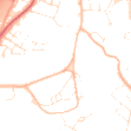 Daytime road noise heatmap for BS16 1ND