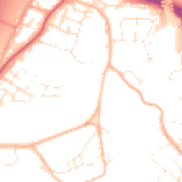 Daytime road noise heatmap for BS16 1NH