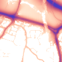 Daytime road noise heatmap for BS16 1PD