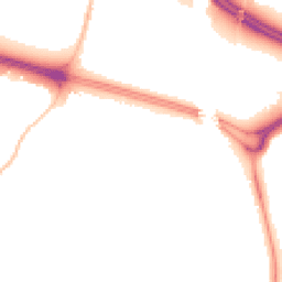 Night-time road noise heatmap for BS16 1PD