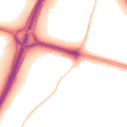 Night-time road noise heatmap for BS16 1QJ