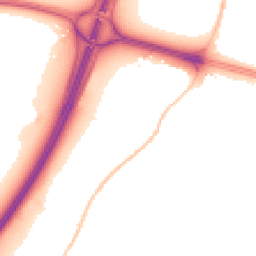 Night-time road noise heatmap for BS16 1QW