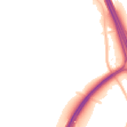 Night-time road noise heatmap for BS16 1RL