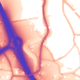Daytime road noise heatmap for BS16 1SF
