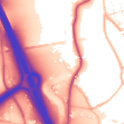 Daytime road noise heatmap for BS16 1SG