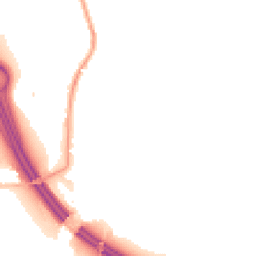 Night-time road noise heatmap for BS16 1SL
