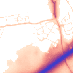Daytime road noise heatmap for BS16 1WD