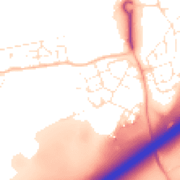 Daytime road noise heatmap for BS16 1WJ