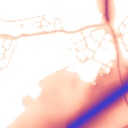 Daytime road noise heatmap for BS16 1WN