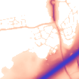 Daytime road noise heatmap for BS16 1WQ