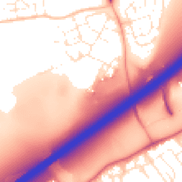 Daytime road noise heatmap for BS16 1ZS