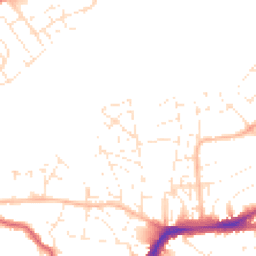 Daytime road noise heatmap for BS16 2FS