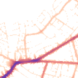 Daytime road noise heatmap for BS16 2NA