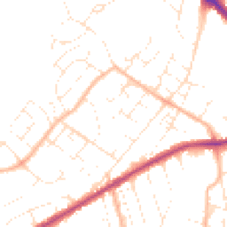 Daytime road noise heatmap for BS16 2UD