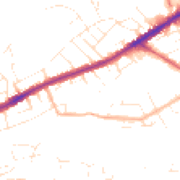 Daytime road noise heatmap for BS16 3DS