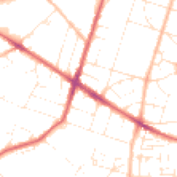 Daytime road noise heatmap for BS16 3RA