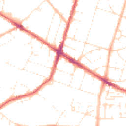 Daytime road noise heatmap for BS16 3RF