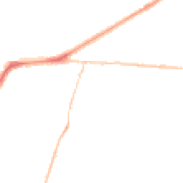 Night-time road noise heatmap for BS16 4AU