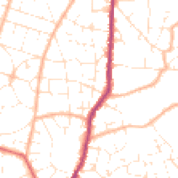 Daytime road noise heatmap for BS16 4PF