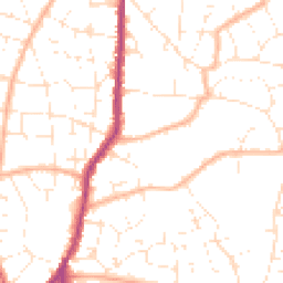 Daytime road noise heatmap for BS16 4RH