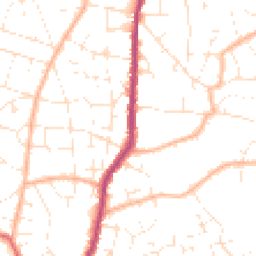 Daytime road noise heatmap for BS16 4RT