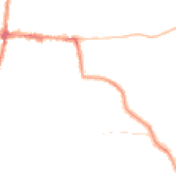 Night-time road noise heatmap for BS16 4SG