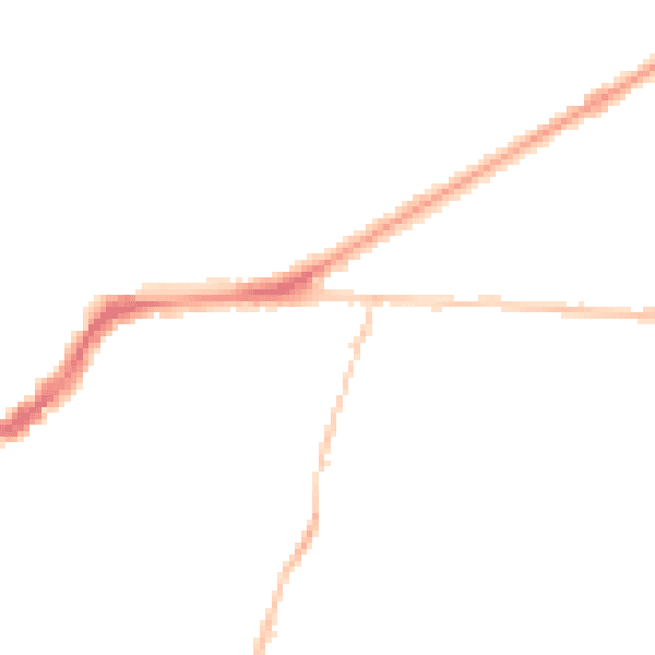 Night-time road noise heatmap for BS16 5BY