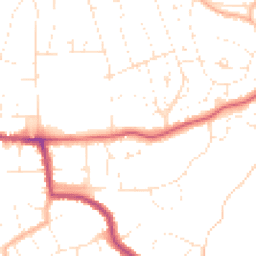Daytime road noise heatmap for BS16 5LZ