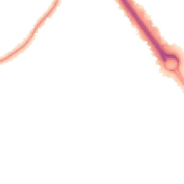 Night-time road noise heatmap for BS16 6FL