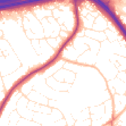 Daytime road noise heatmap for BS16 6TE