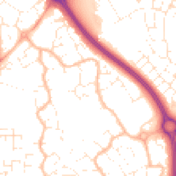 Daytime road noise heatmap for BS16 7DR